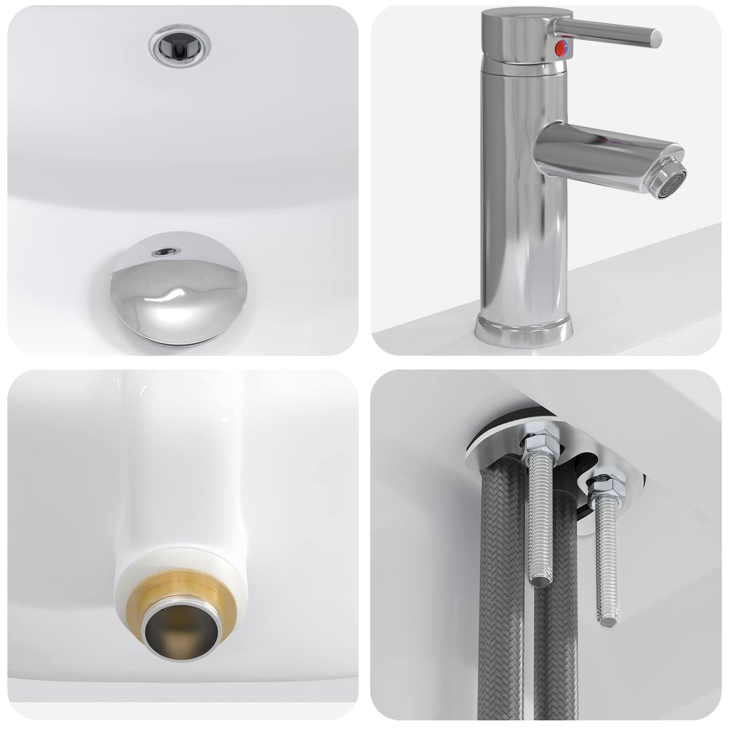 Set di mobili per il bagno Bianco 61 x 40 x 84,5 cm | homemem39