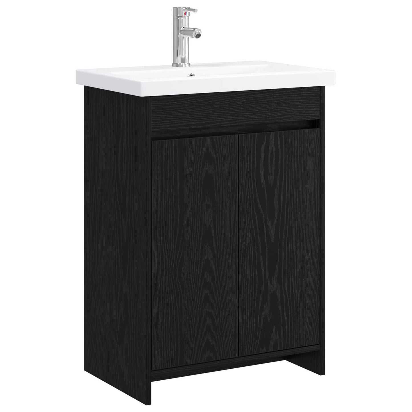 Set di mobili per il bagno Rovere Nero 61 x 40 x 84,5 cm | homemem39
