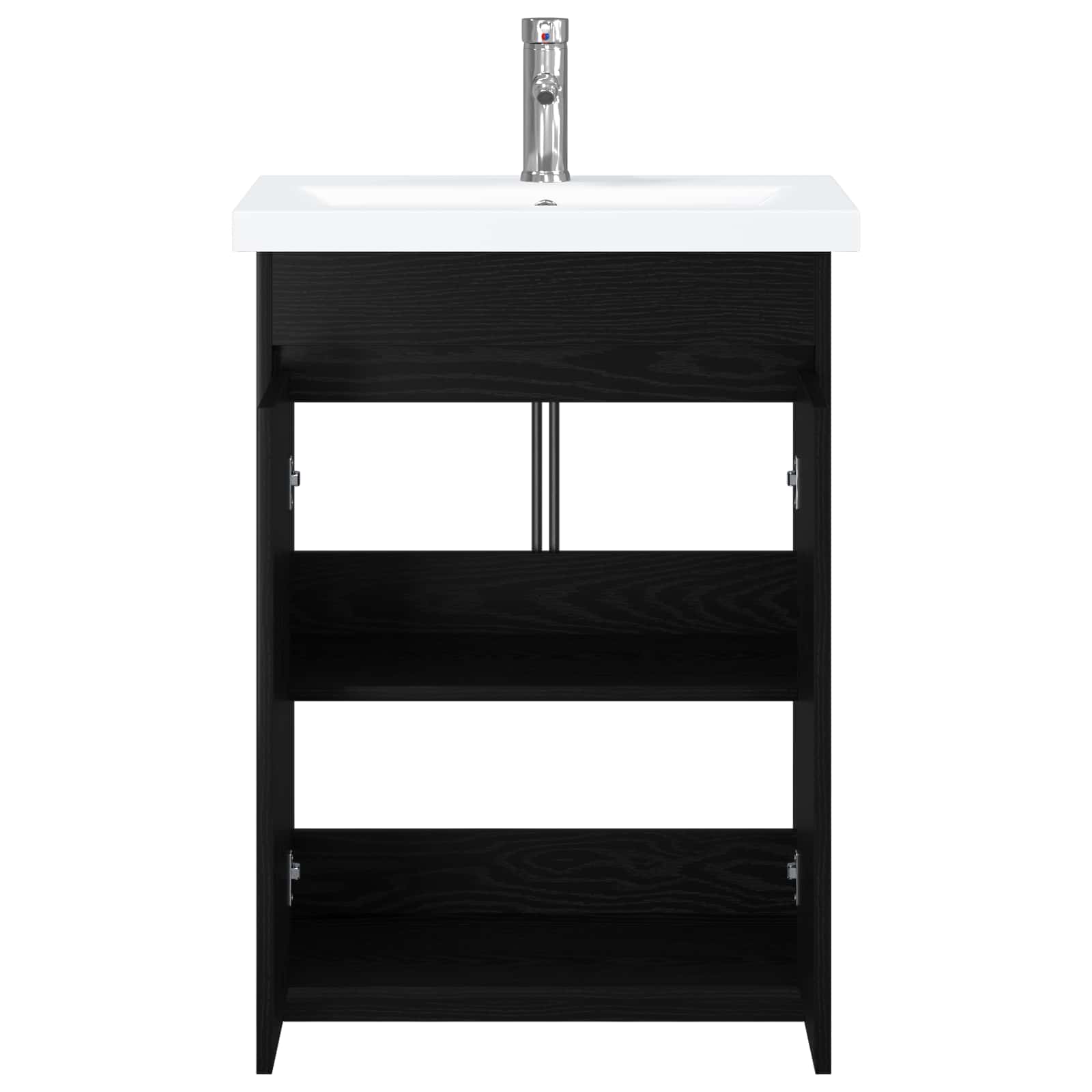 Set di mobili per il bagno Rovere Nero 61 x 40 x 84,5 cm | homemem39