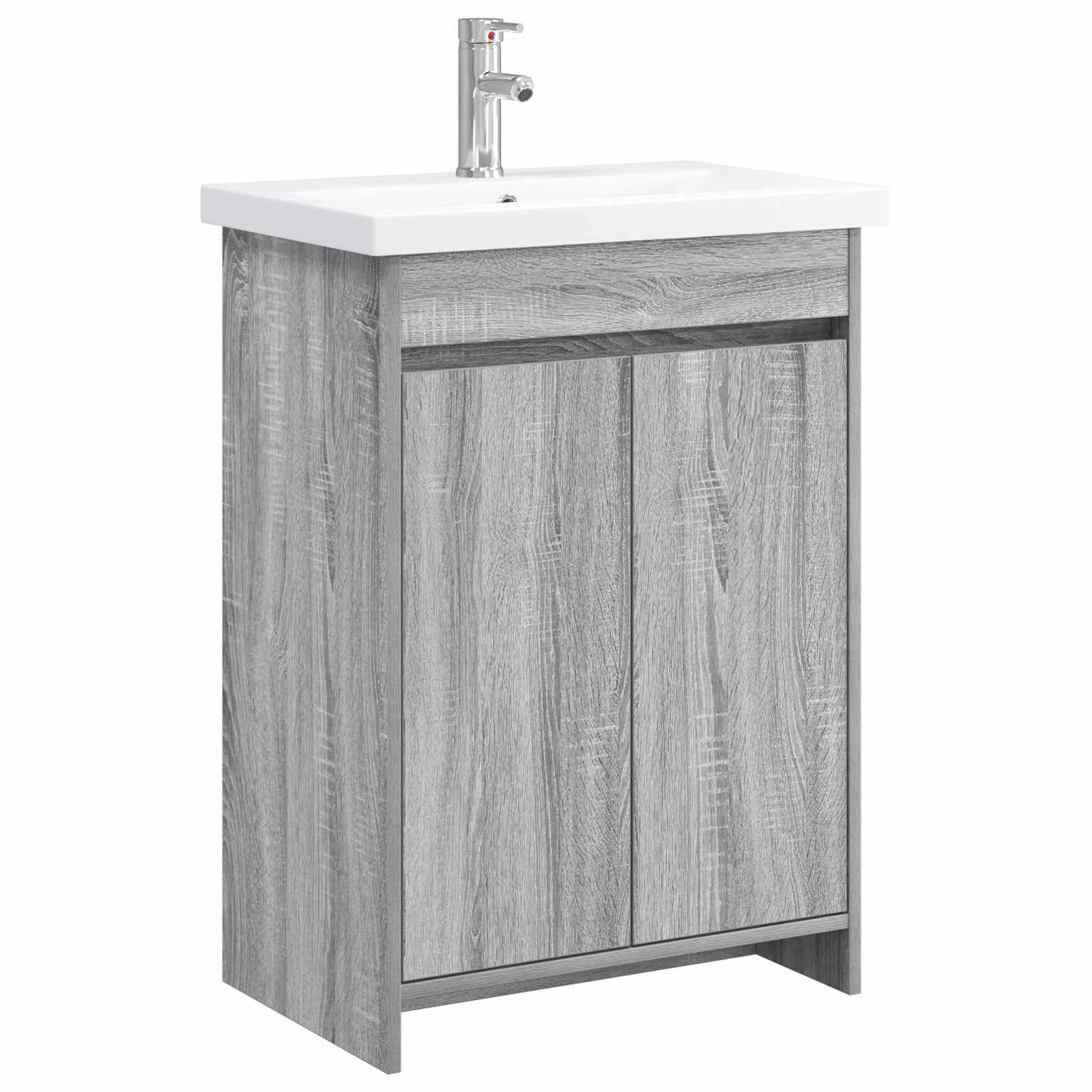 Set di mobili per il bagno Sonoma grigio 61 x 40 x 84,5 cm | homemem39