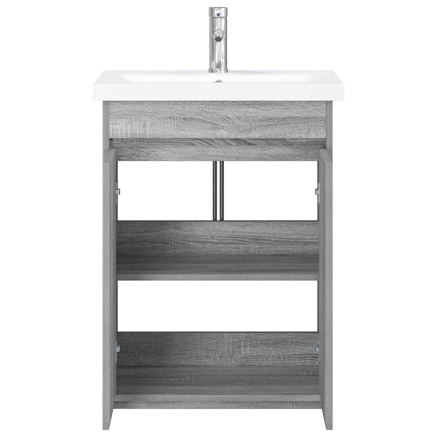 Set di mobili per il bagno Sonoma grigio 61 x 40 x 84,5 cm | homemem39