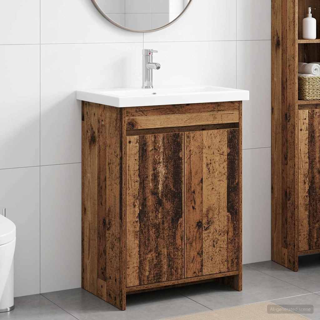 Set di mobili per il bagno Legno antico 61 x 40 x 84,5 cm | homemem39