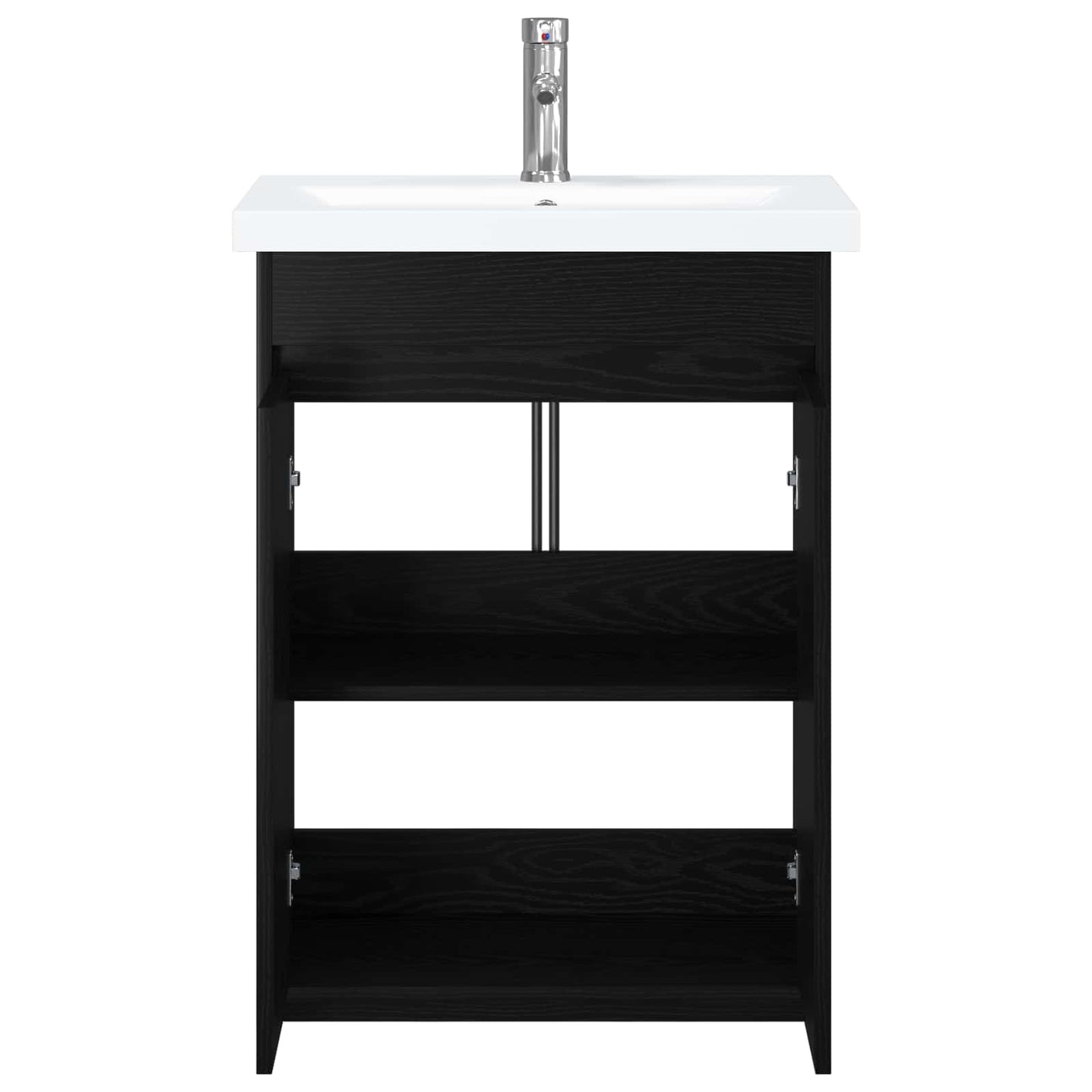 Set di mobili per il bagno Rovere Nero 81 x 40 x 84,5 cm | homemem39