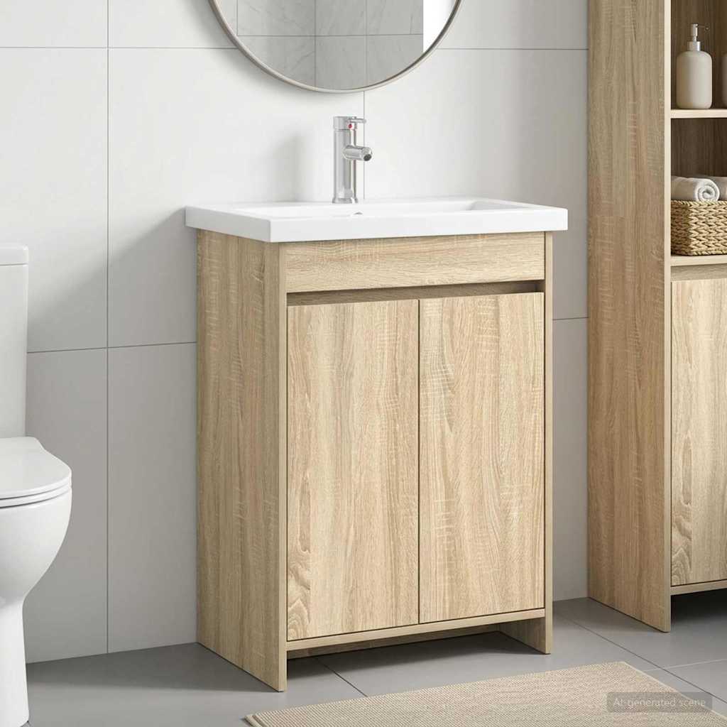 Set di mobili per il bagno Rovere Sonoma 81 x 40 x 84,5 cm