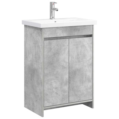 Set di mobili per il bagno Grigio Cemento 81 x 40 x 84,5 cm