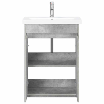 Set di mobili per il bagno Grigio Cemento 81 x 40 x 84,5 cm
