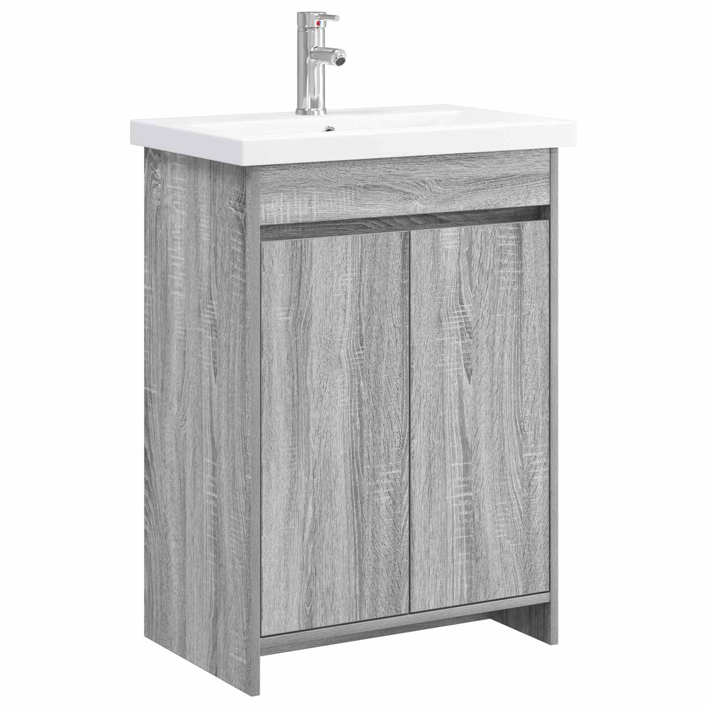 Set di mobili per il bagno Sonoma grigio 81 x 40 x 84,5 cm | homemem39