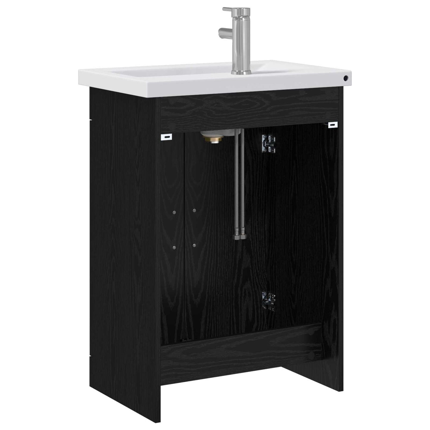 Set di mobili per il bagno Rovere Nero 61 x 40 x 84,5 cm | homemem39