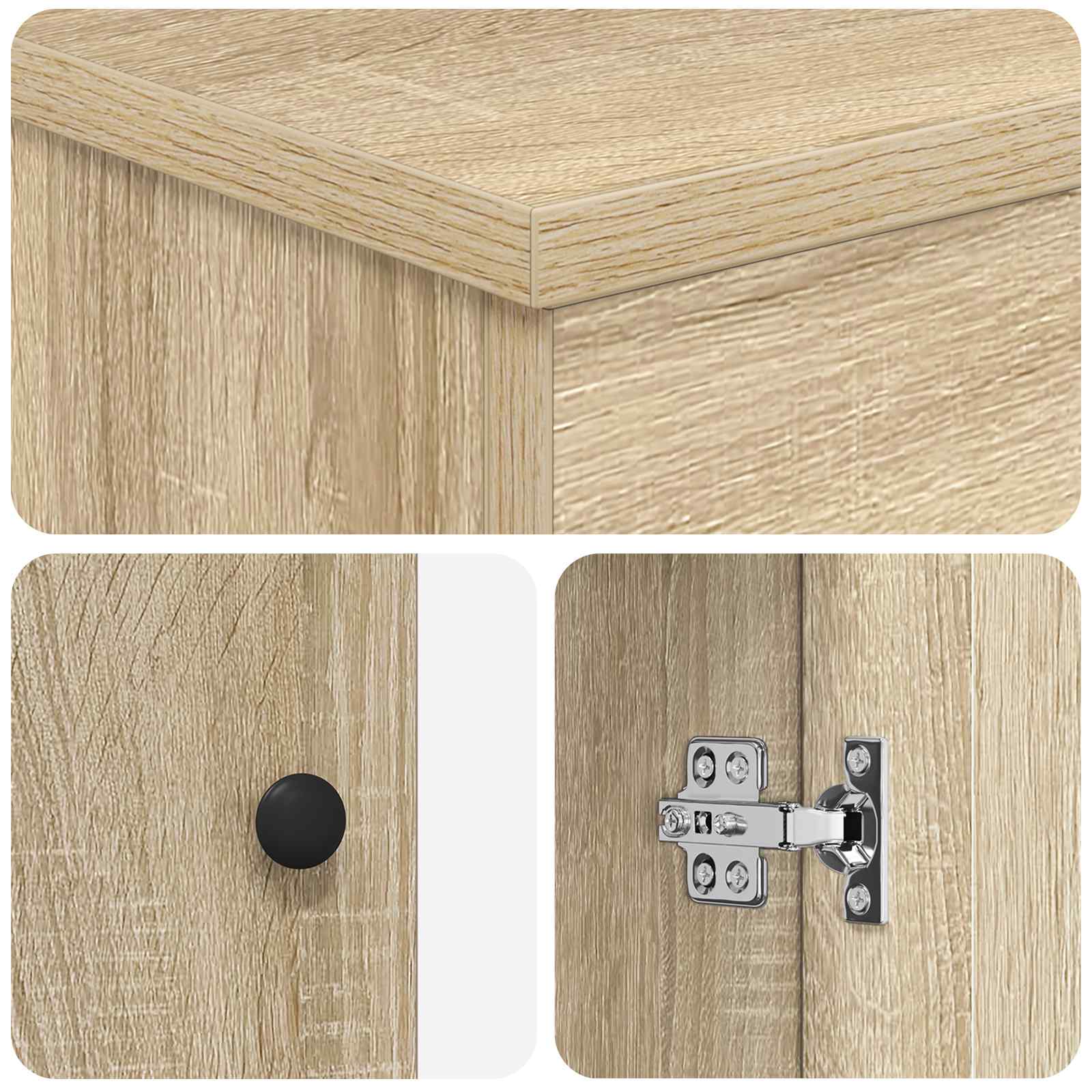 Set di mobili per il bagno Rovere Sonoma 61 x 40 x 84,5 cm | homemem39