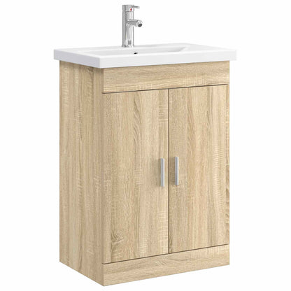 Set di mobili per il bagno Rovere Sonoma 61 x 40 x 84,5 cm | homemem39