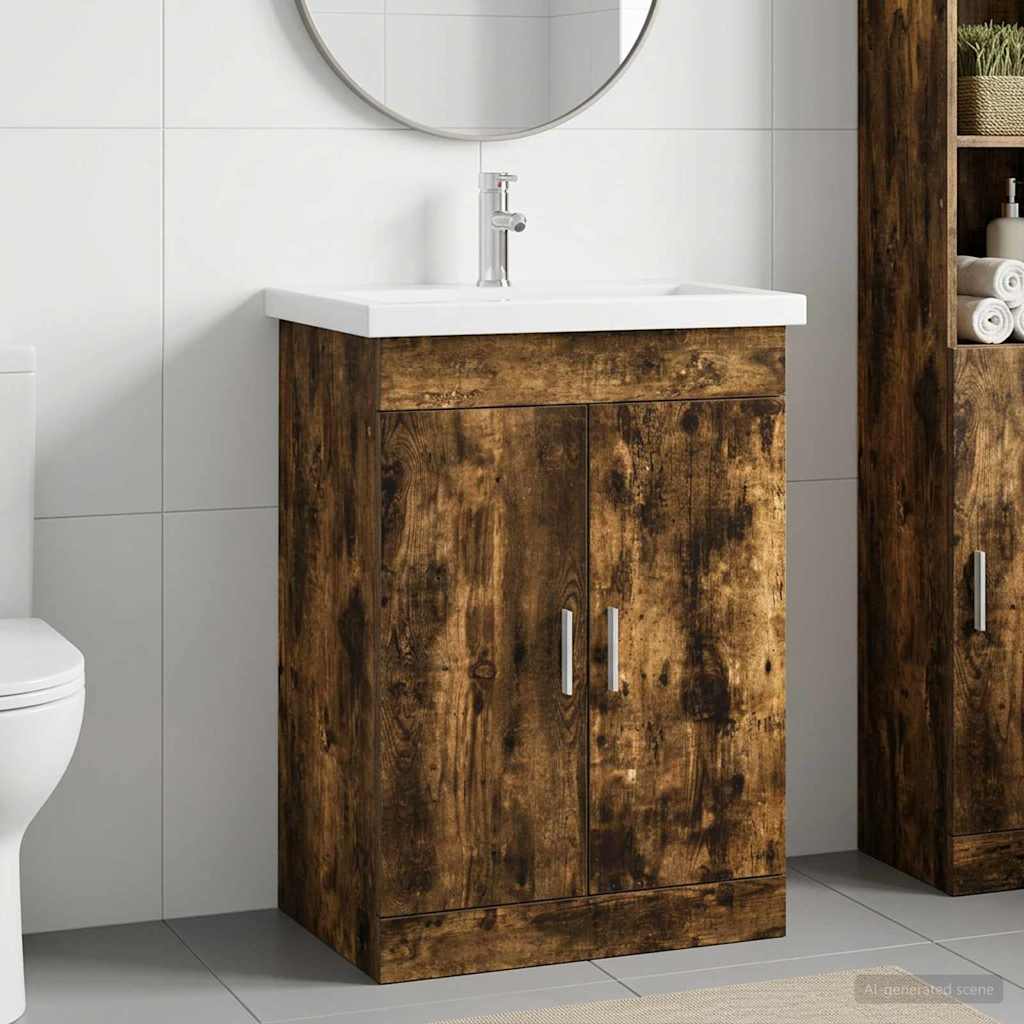 Set di mobili per il bagno Rovere Fumo 61 x 40 x 84,5 cm | homemem39