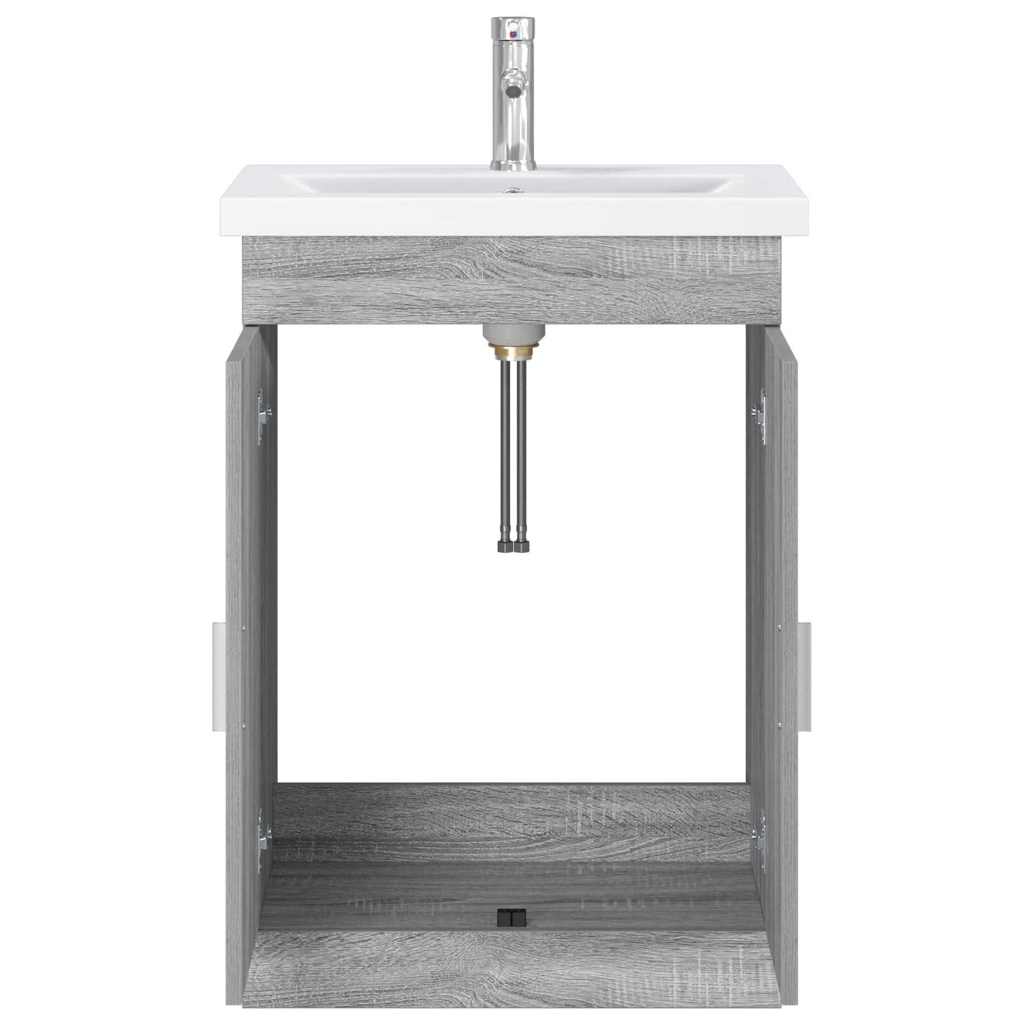 Set di mobili per il bagno Sonoma grigio 61 x 40 x 84,5 cm | homemem39