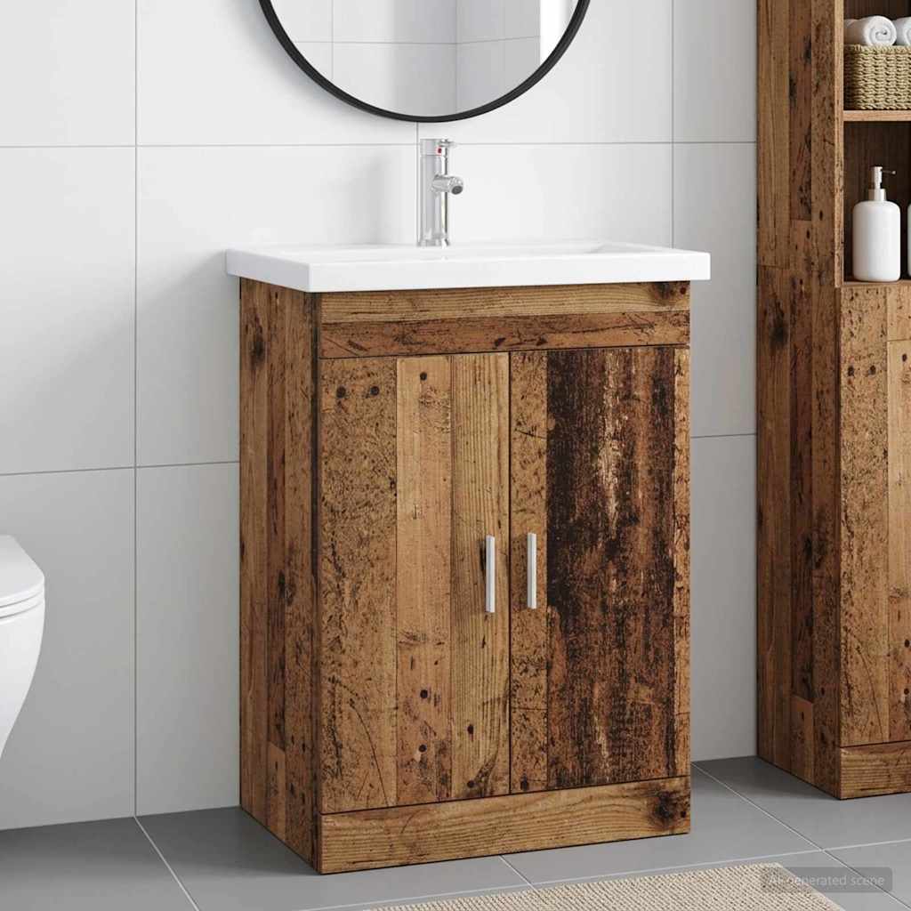 Set di mobili per il bagno Legno antico 61 x 40 x 84,5 cm | homemem39