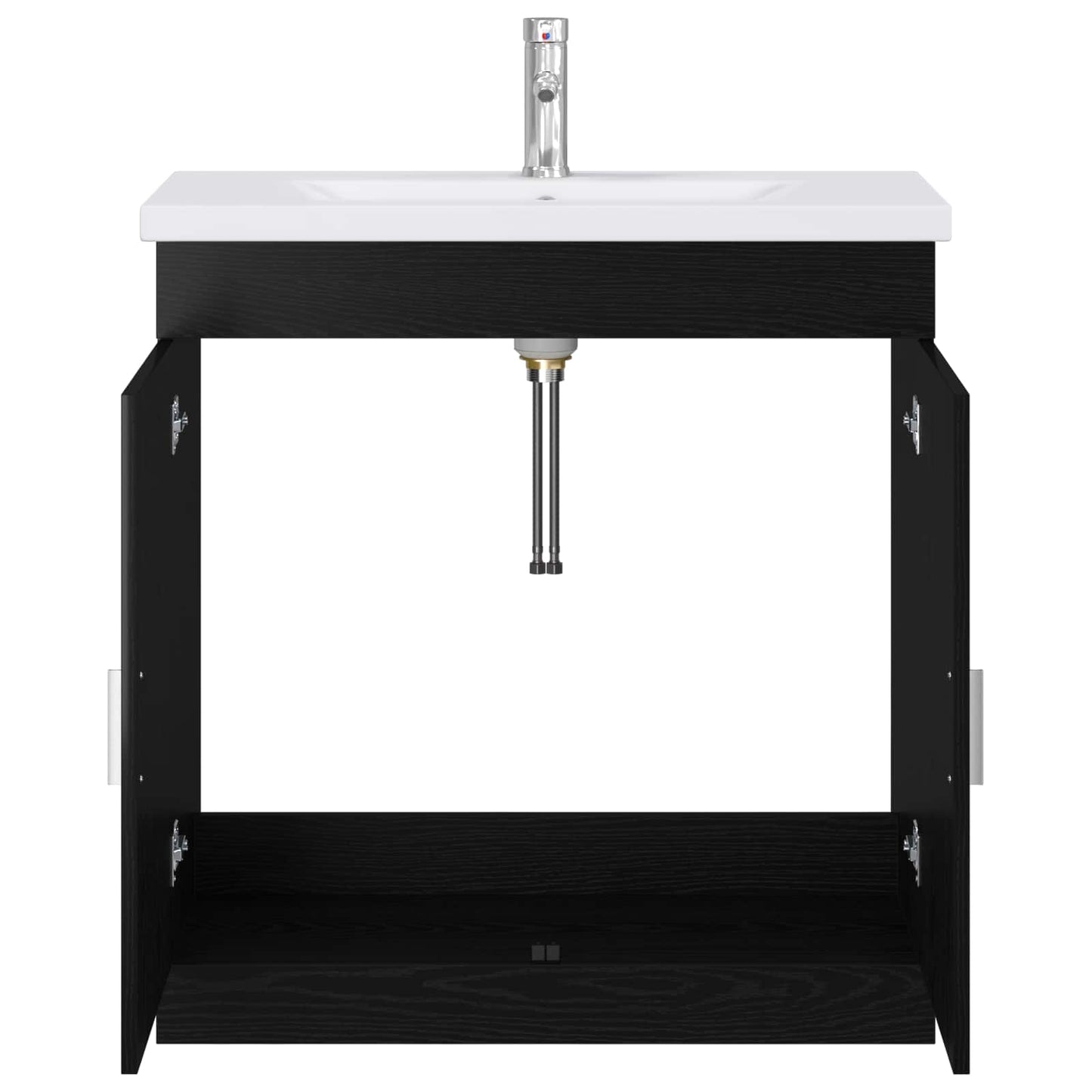 Set di mobili per il bagno Rovere Nero 81 x 40 x 84,5 cm
