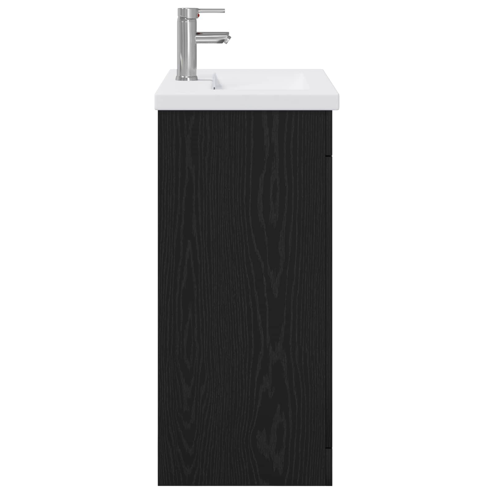Set di mobili per il bagno Rovere Nero 81 x 40 x 84,5 cm | homemem39