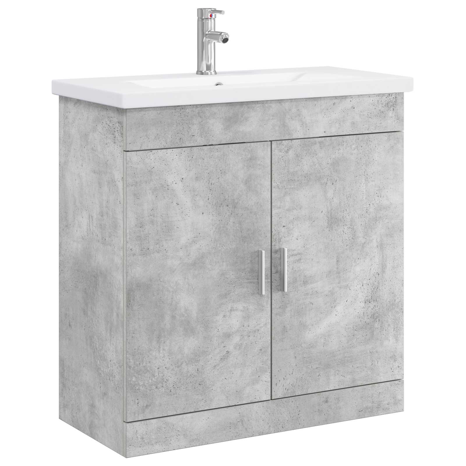 Set di mobili per il bagno Grigio Cemento 81 x 40 x 84,5 cm | homemem39