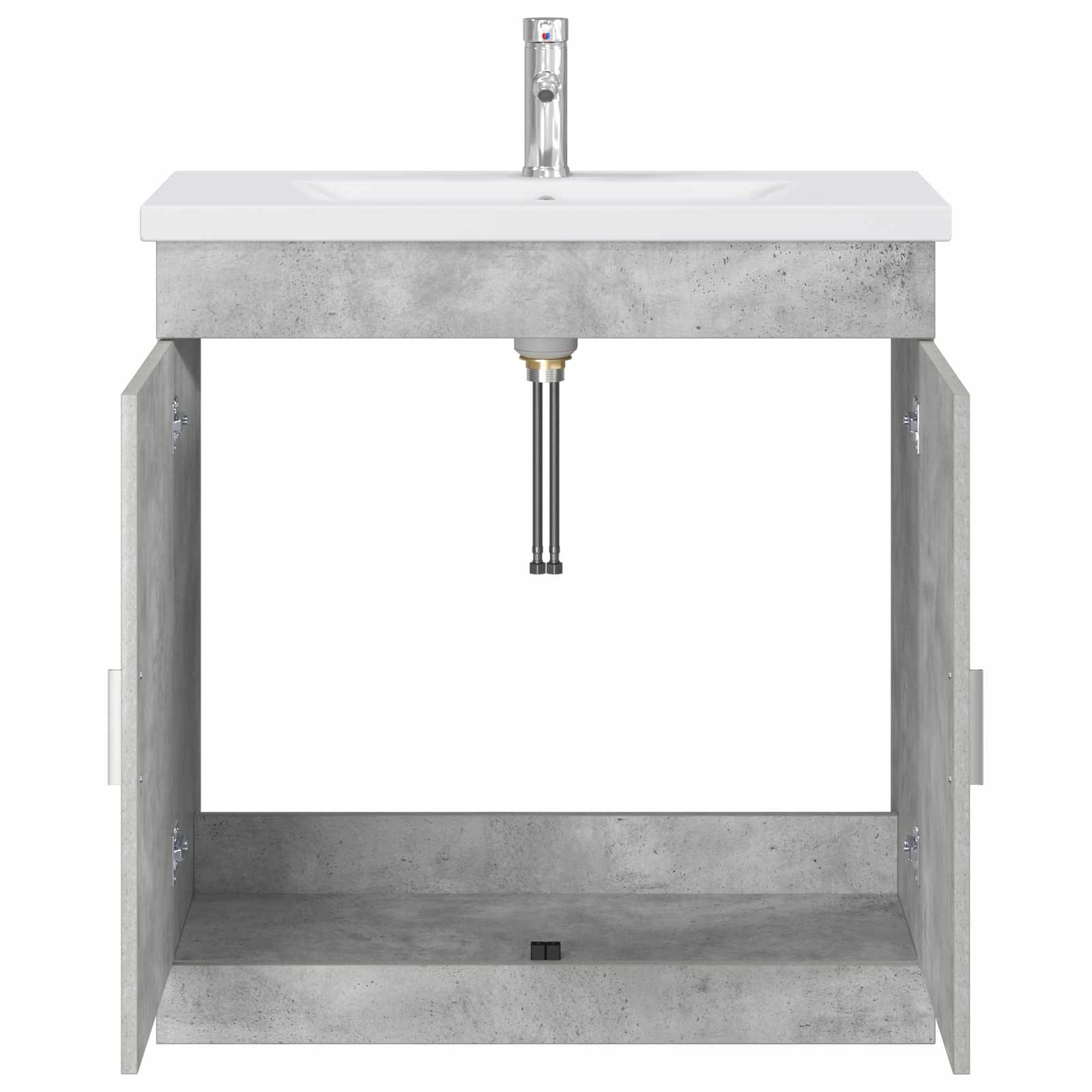 Set di mobili per il bagno Grigio Cemento 81 x 40 x 84,5 cm | homemem39