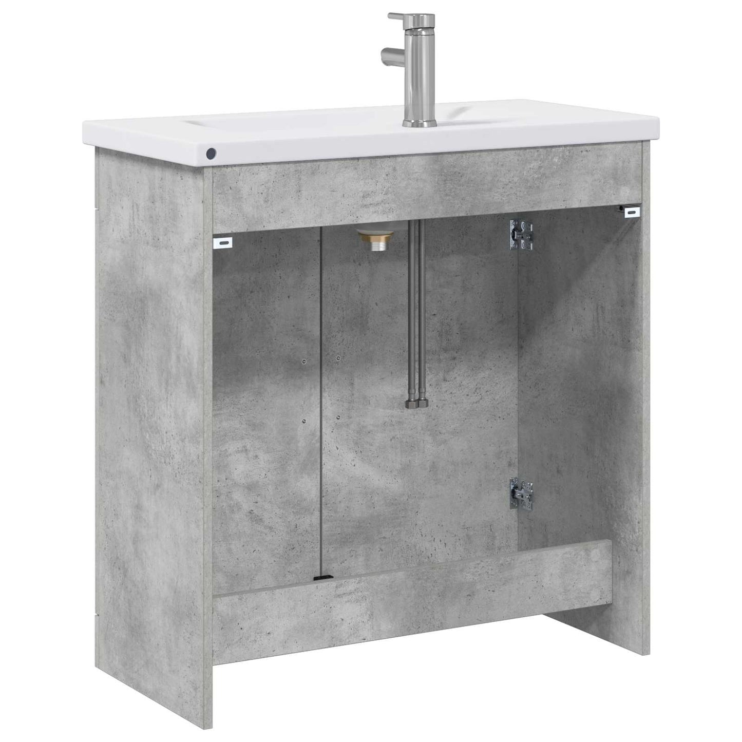 Set di mobili per il bagno Grigio Cemento 81 x 40 x 84,5 cm | homemem39
