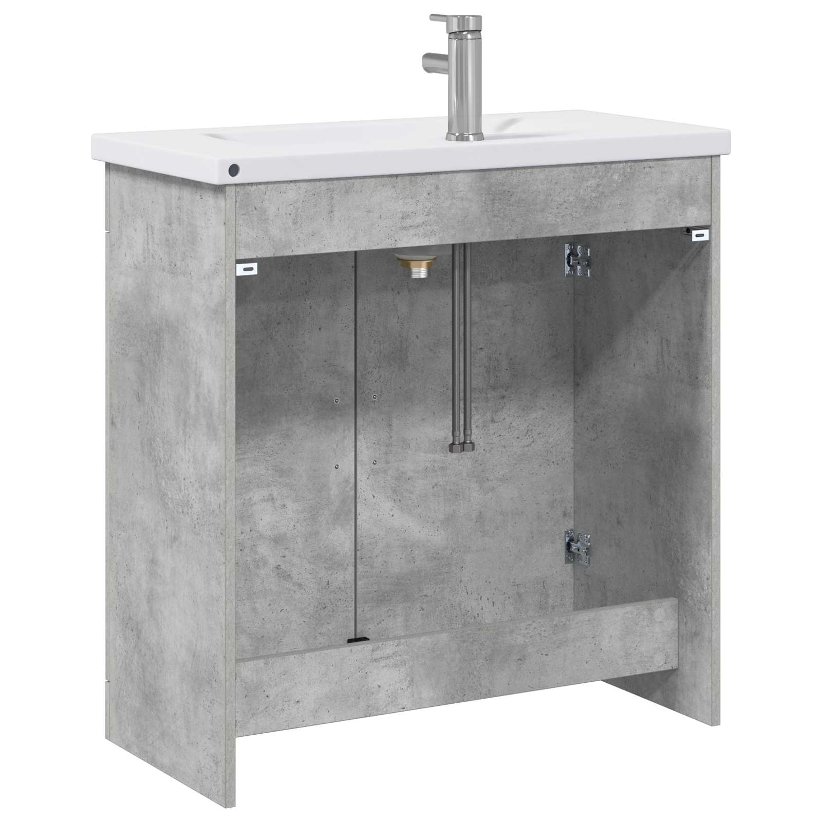 Set di mobili per il bagno Grigio Cemento 81 x 40 x 84,5 cm | homemem39