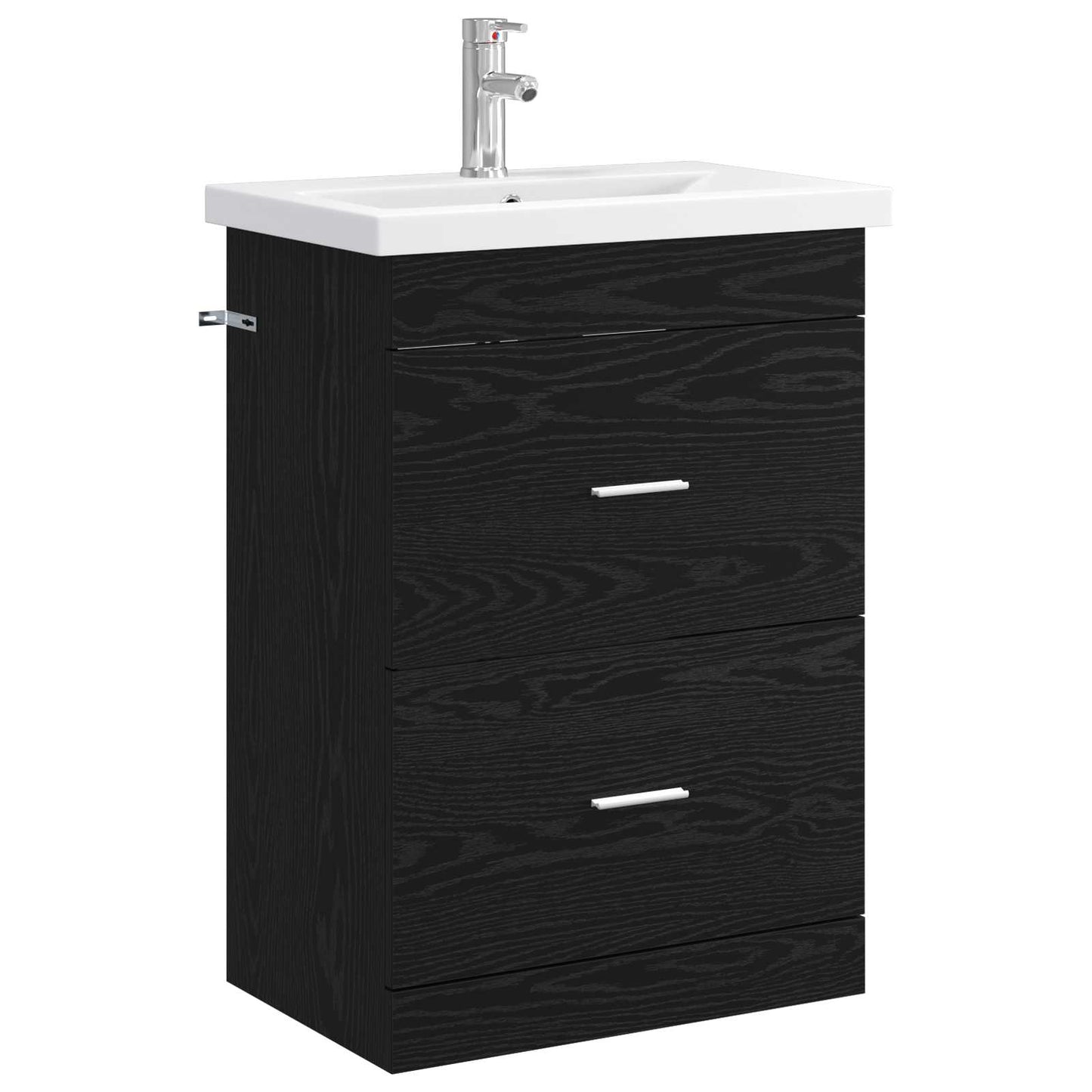Set di mobili per il bagno Rovere Nero 61 x 40 x 84,5 cm | homemem39