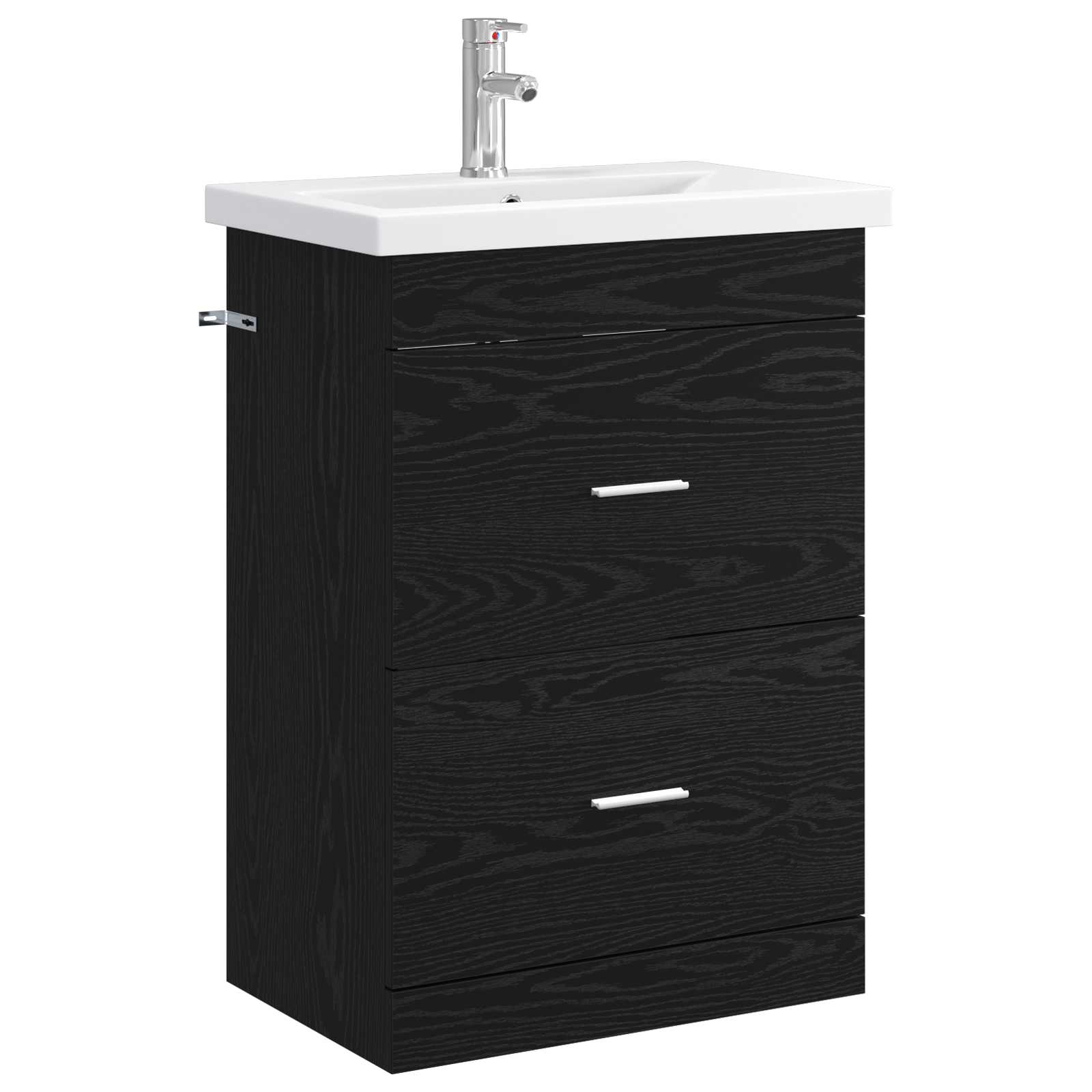 Set di mobili per il bagno Rovere Nero 61 x 40 x 84,5 cm | homemem39