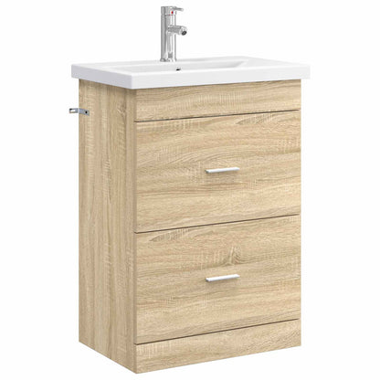 Set di mobili per il bagno Rovere Sonoma 61 x 40 x 84,5 cm | homemem39