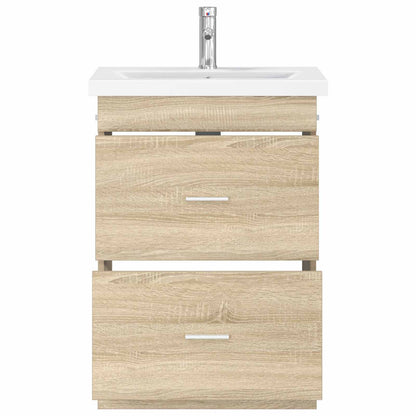 Set di mobili per il bagno Rovere Sonoma 61 x 40 x 84,5 cm | homemem39