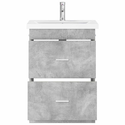 Set di mobili per il bagno Grigio Cemento 61 x 40 x 84,5 cm | homemem39