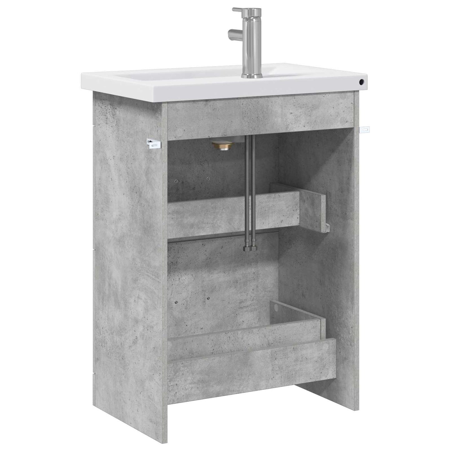 Set di mobili per il bagno Grigio Cemento 61 x 40 x 84,5 cm | homemem39