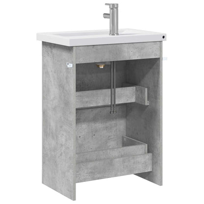 Set di mobili per il bagno Grigio Cemento 61 x 40 x 84,5 cm | homemem39