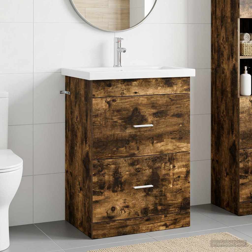 Set di mobili per il bagno Rovere Fumo 61 x 40 x 84,5 cm | homemem39