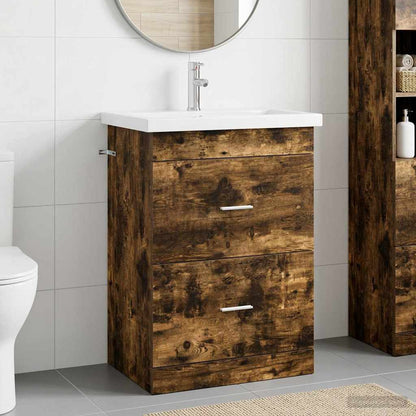 Set di mobili per il bagno Rovere Fumo 61 x 40 x 84,5 cm | homemem39