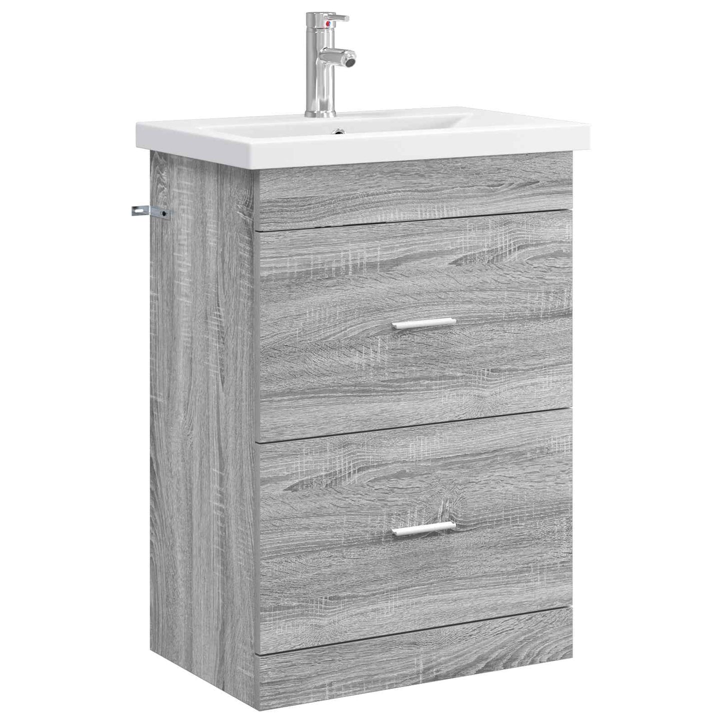 Set di mobili per il bagno Sonoma grigio 61 x 40 x 84,5 cm | homemem39
