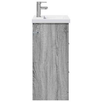 Set di mobili per il bagno Sonoma grigio 61 x 40 x 84,5 cm | homemem39