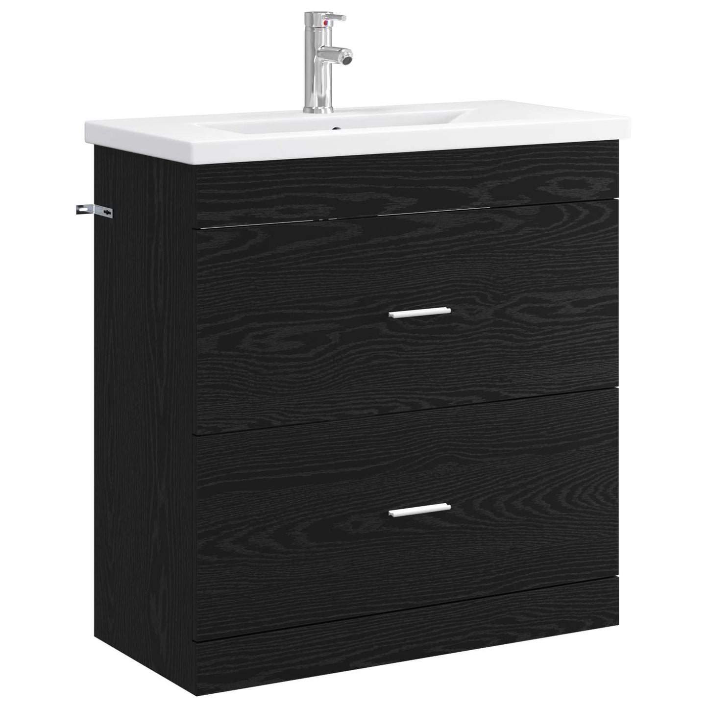 Set di mobili per il bagno Rovere Nero 81 x 40 x 84,5 cm | homemem39