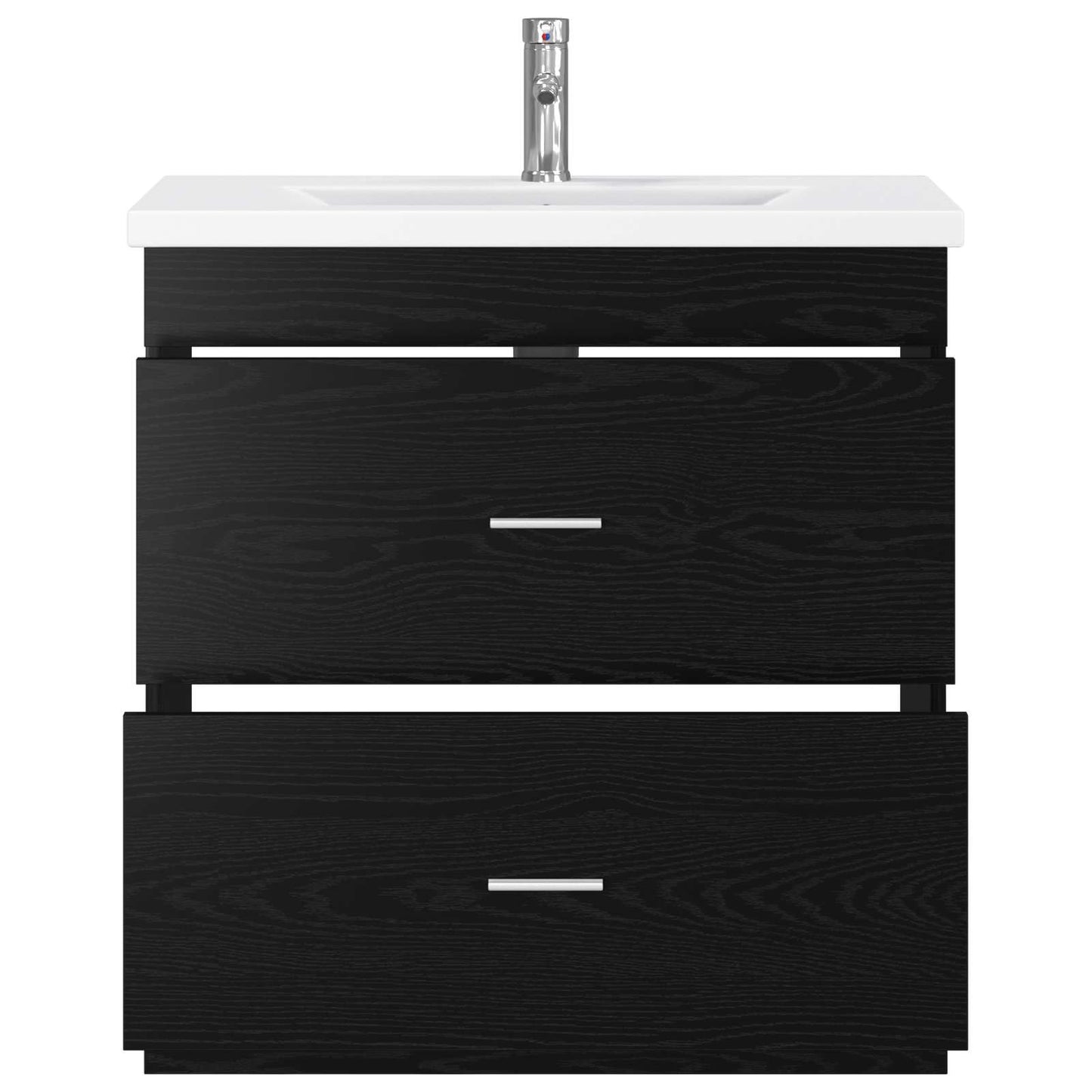 Set di mobili per il bagno Rovere Nero 81 x 40 x 84,5 cm | homemem39