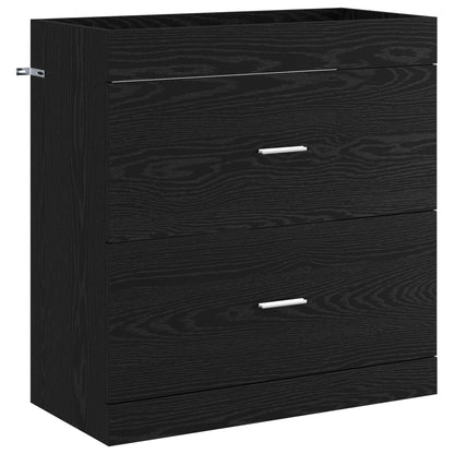 Set di mobili per il bagno Rovere Nero 81 x 40 x 84,5 cm | homemem39
