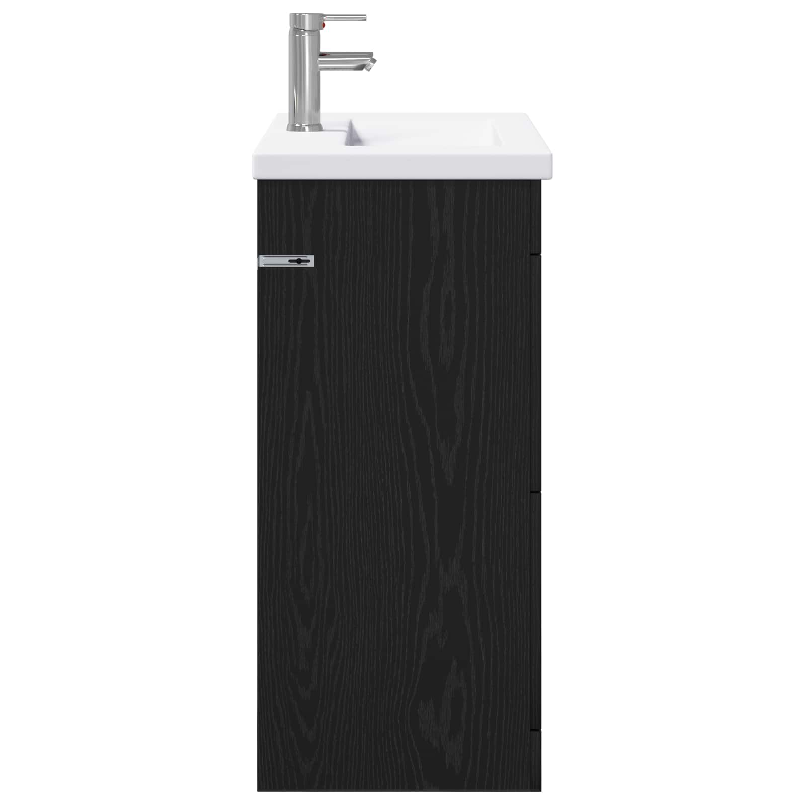 Set di mobili per il bagno Rovere Nero 81 x 40 x 84,5 cm | homemem39