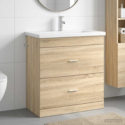 Set di mobili per il bagno Rovere Sonoma 81 x 40 x 84,5 cm | homemem39