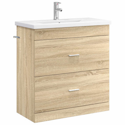 Set di mobili per il bagno Rovere Sonoma 81 x 40 x 84,5 cm | homemem39