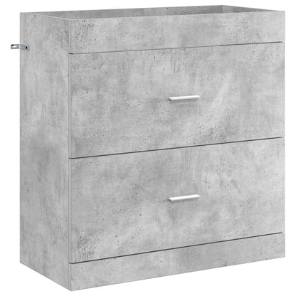 Set di mobili per il bagno Grigio Cemento 81 x 40 x 84,5 cm | homemem39