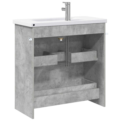 Set di mobili per il bagno Grigio Cemento 81 x 40 x 84,5 cm | homemem39