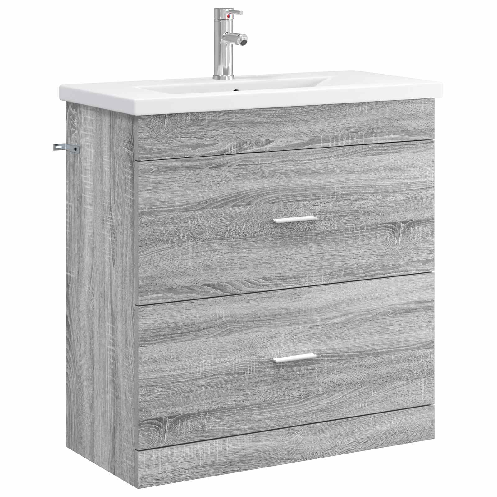 Set di mobili per il bagno Sonoma grigio 81 x 40 x 84,5 cm | homemem39