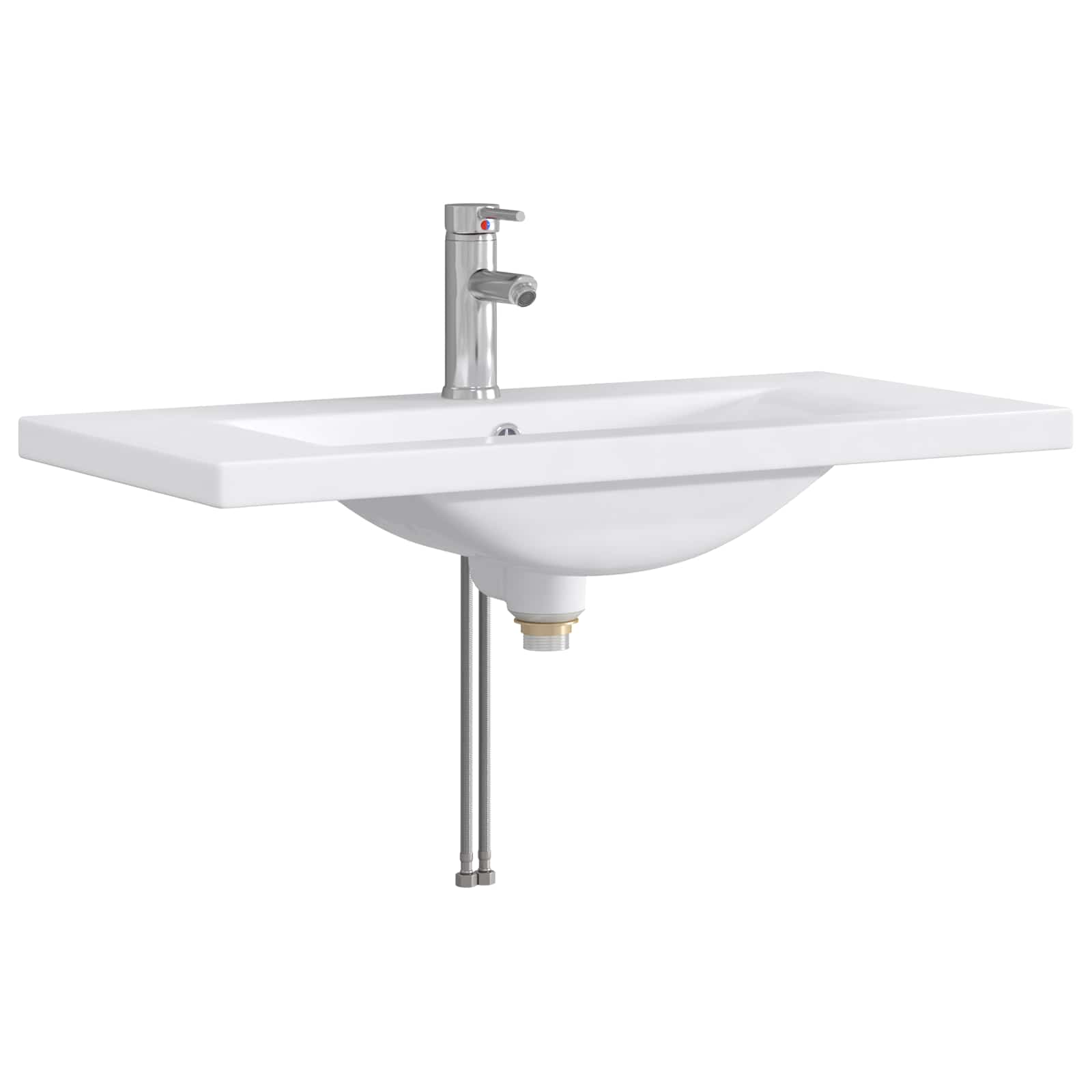 Set di mobili per il bagno Sonoma grigio 81 x 40 x 84,5 cm | homemem39