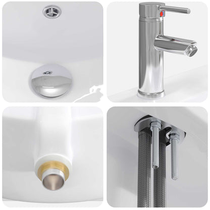 Set di mobili per il bagno Legno antico 81 x 40 x 84,5 cm | homemem39