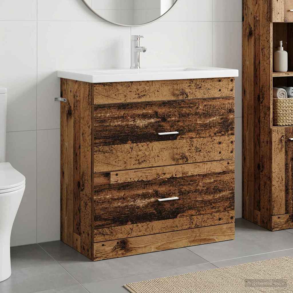 Set di mobili per il bagno Legno antico 81 x 40 x 84,5 cm | homemem39