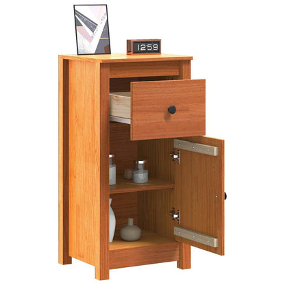 Credenza 2 pcs Marrone cerato 39 x 34,5 x 80 cm Pino massello