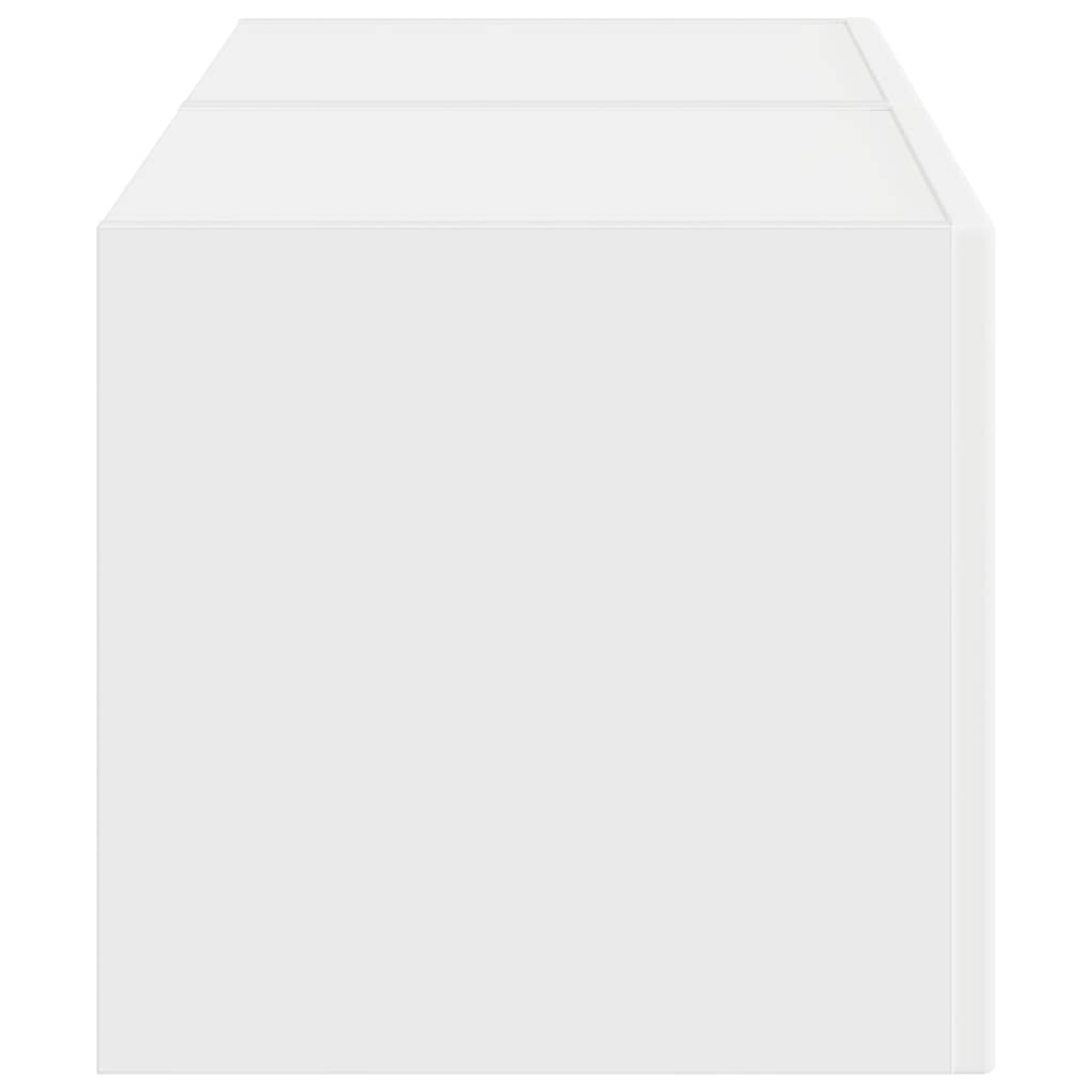 Mobile TV da parete 2 pcs Bianco 60 x 31 x 29.5 cm