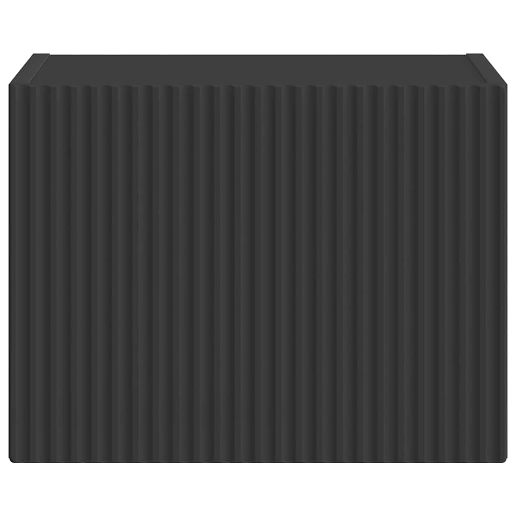 Mobile TV da parete Nero 60 x 31 x 29.5 cm Legno multistrato