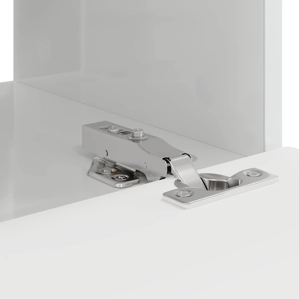 Mobile TV da parete Bianco Lucido 60 x 31 x 29.5 cm